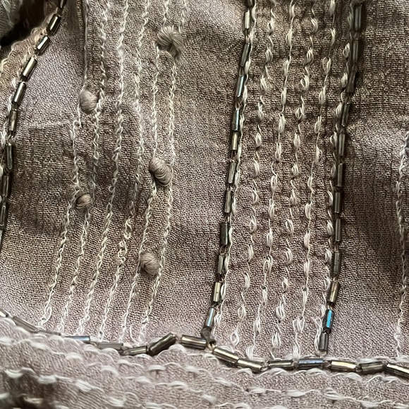 Free People Beaded Beige Wavelengths Tunic - Picture 5 of 5